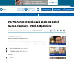PASS BUCCO-DENTAIRE- Permanence d'accès aux soins de santé bucco-dentaire - Pitié-Salpêtrière PASS BUCCO-DENTAIRE- Permanence d'accès aux soins de santé bucco-dentaire - Pitié-Salpêtrière