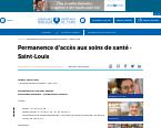 PASS- Permanence d'accès aux soins de santé - Saint-Louis PASS- Permanence d'accès aux soins de santé - Saint-Louis