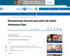 PASS - Permanence d'accès aux soins de santé - Ambroise-Paré