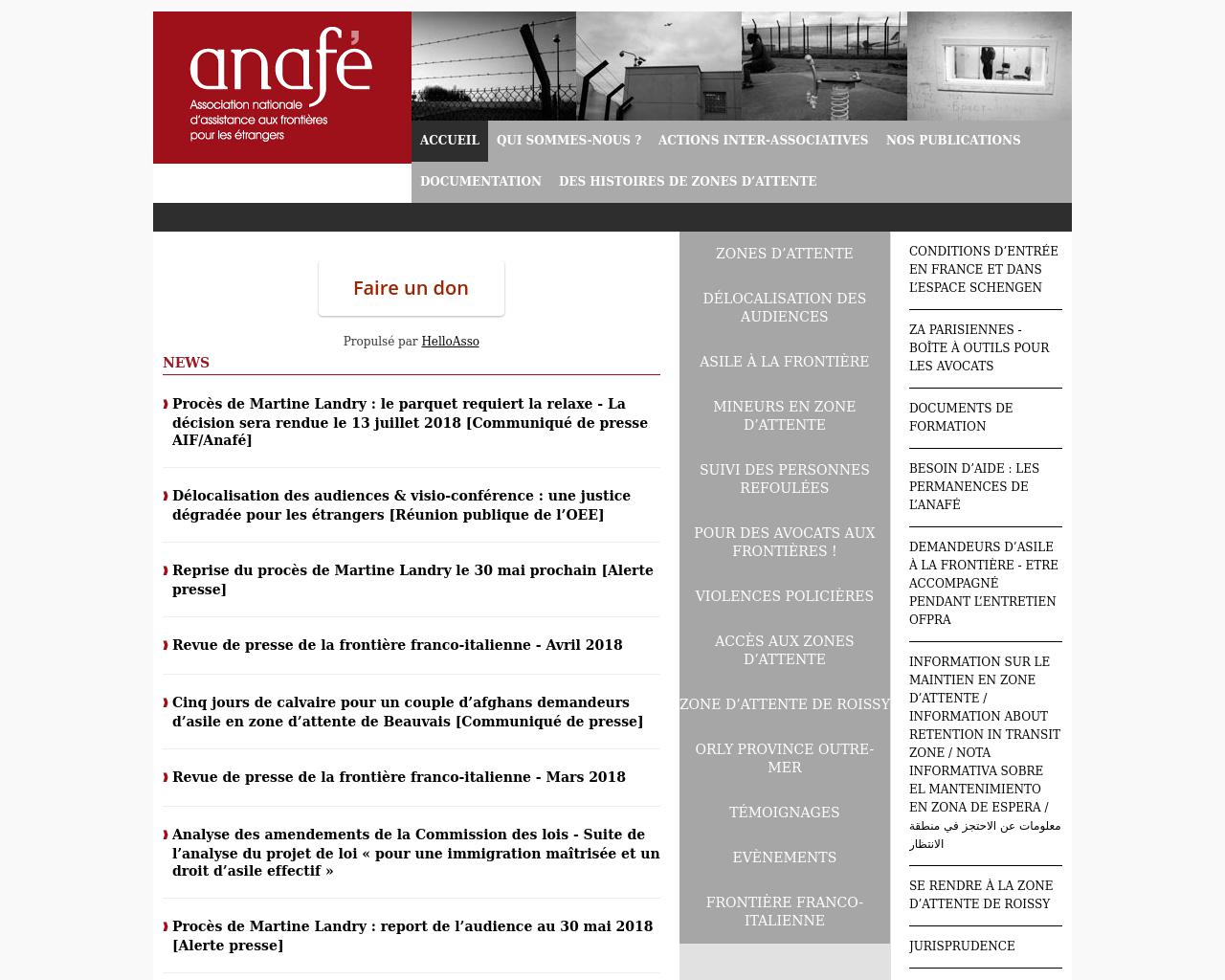 Association nationale d'assistance aux frontières pour les étrangers