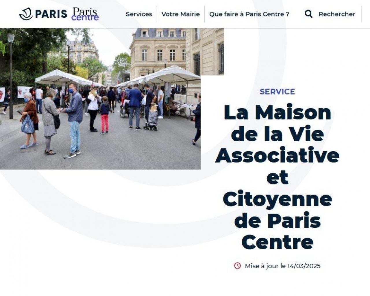 Maison de la Vie Associative et Citoyenne de Paris Centre - site Marais