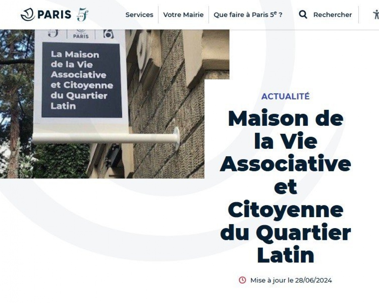 Maison de la Vie Associative et Citoyenne du Quartier Latin