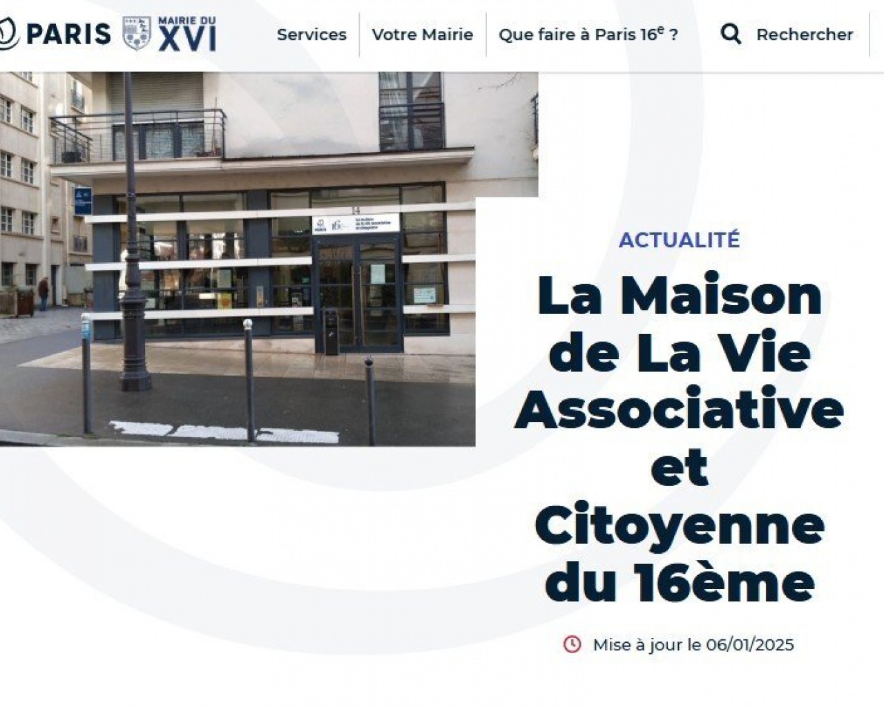 La Maison de La Vie Associative et Citoyenne du 16ème