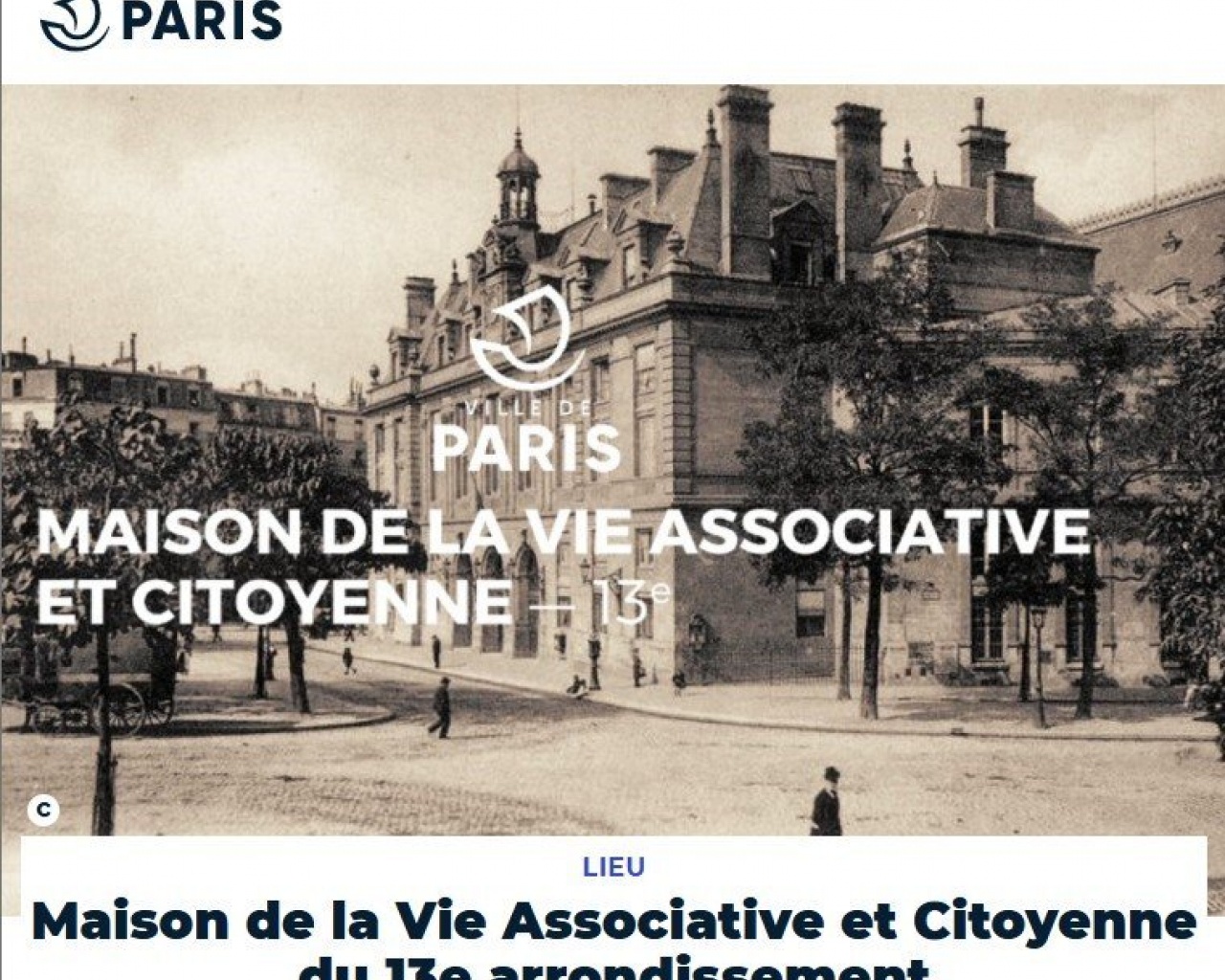 Maison de la Vie Associative et Citoyenne du 13e arrondissement