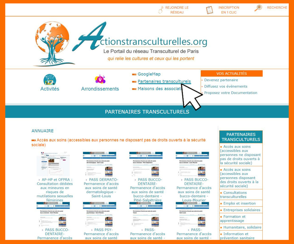 Vos partenaires sont sur Actionstransculturelles.org Vos partenaires sont sur Actionstransculturelles.org