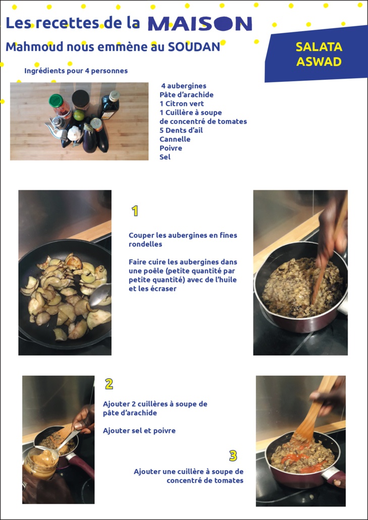 Les recettes de la Maison