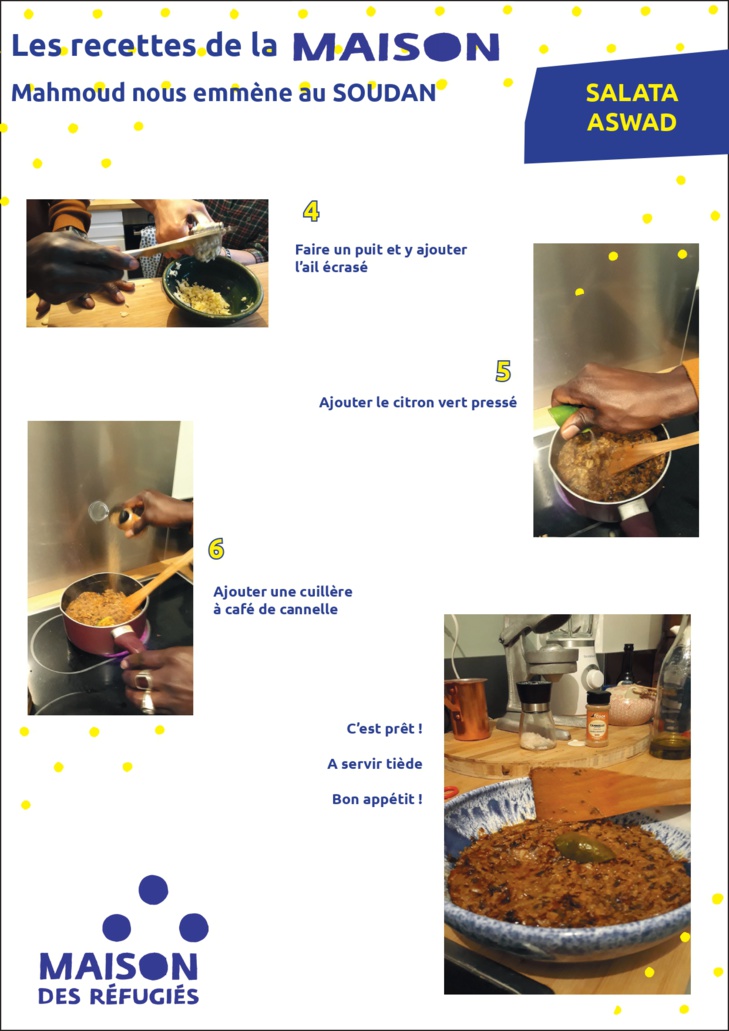 Les recettes de la Maison