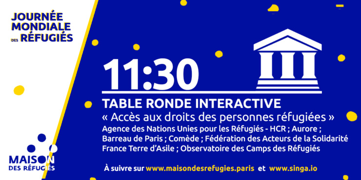 J-1 : Journée mondiale des réfugiés