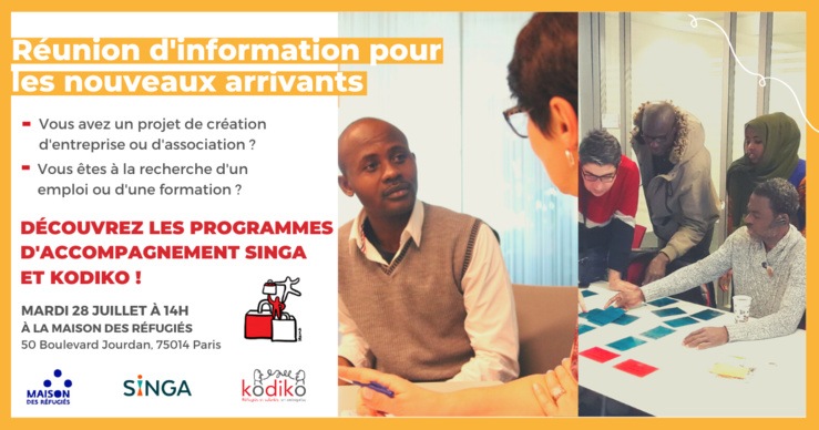 Découvrez les programmes d'accompagnement SINGA et KODIKO