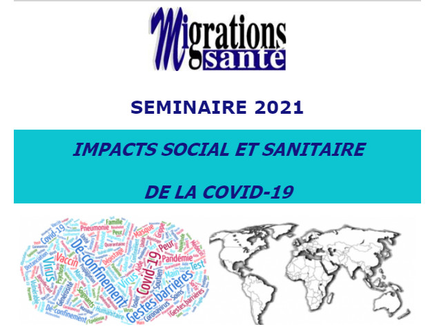 Séminaire Migrations santé - Impact social et sanitaire de la COVID.19