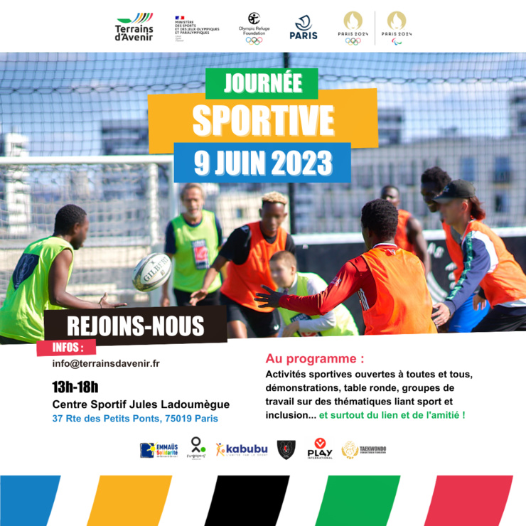 Vendredi 9 juin : Journée sportive avec Terrains d'Avenir Vendredi 9 juin : Journée sportive avec Terrains d'Avenir