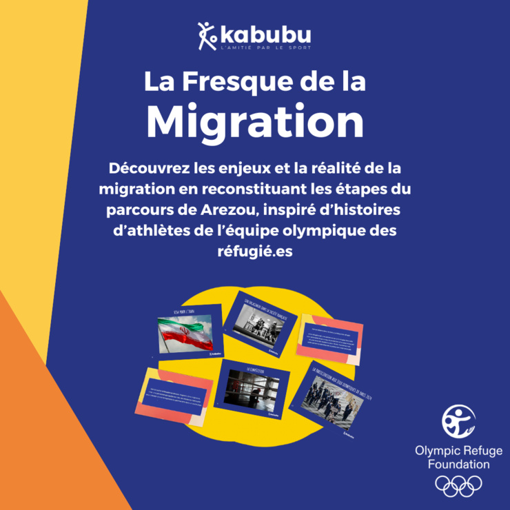 Participe à la fresque de la migration avec Kabubu ! Participe à la fresque de la migration avec Kabubu !