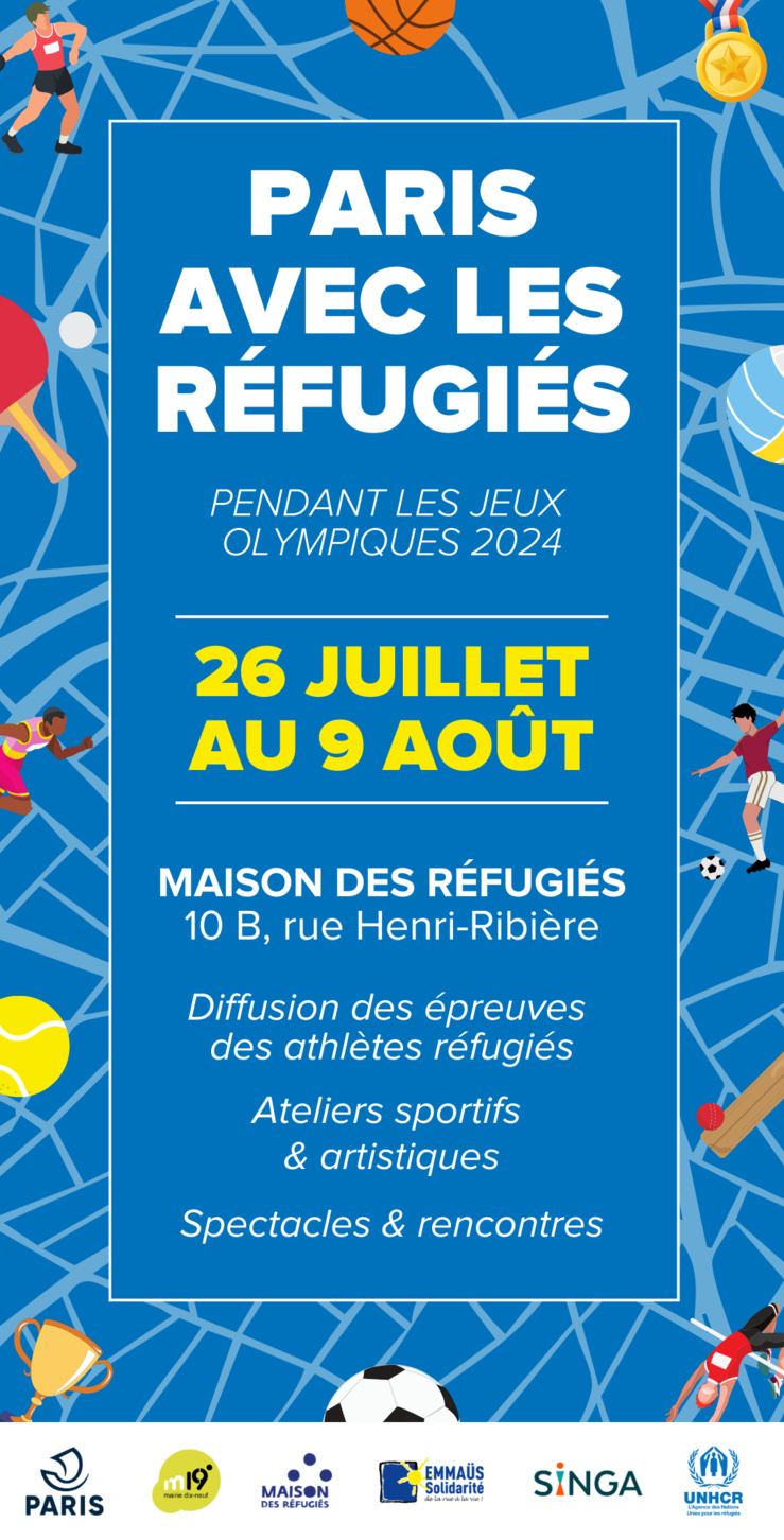 Paris avec les réfugiés : JOP2024 Paris avec les réfugiés : JOP2024