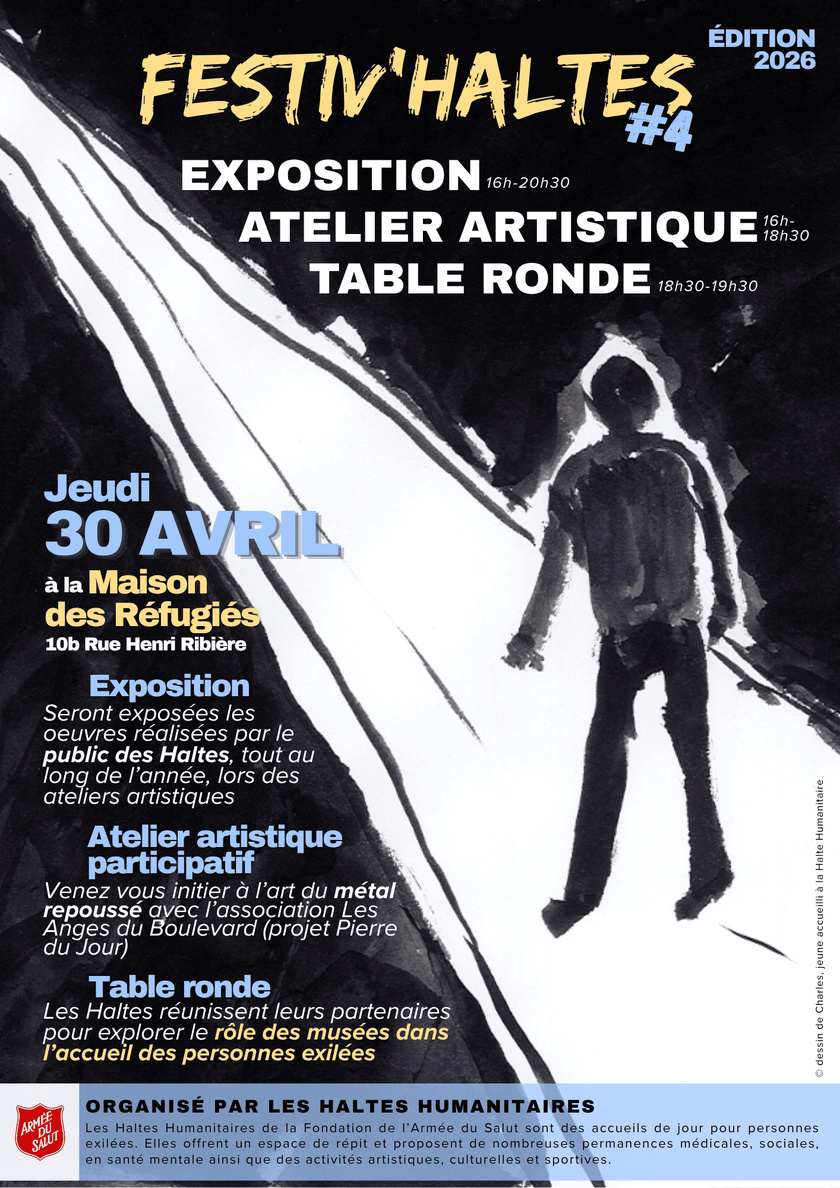 Jeudi 30 mai - Les Haltes Humanitaires Rivoli et Diderot vous invitent au Festiv'Haltes Jeudi 30 mai - Les Haltes Humanitaires Rivoli et Diderot vous invitent au Festiv'Haltes