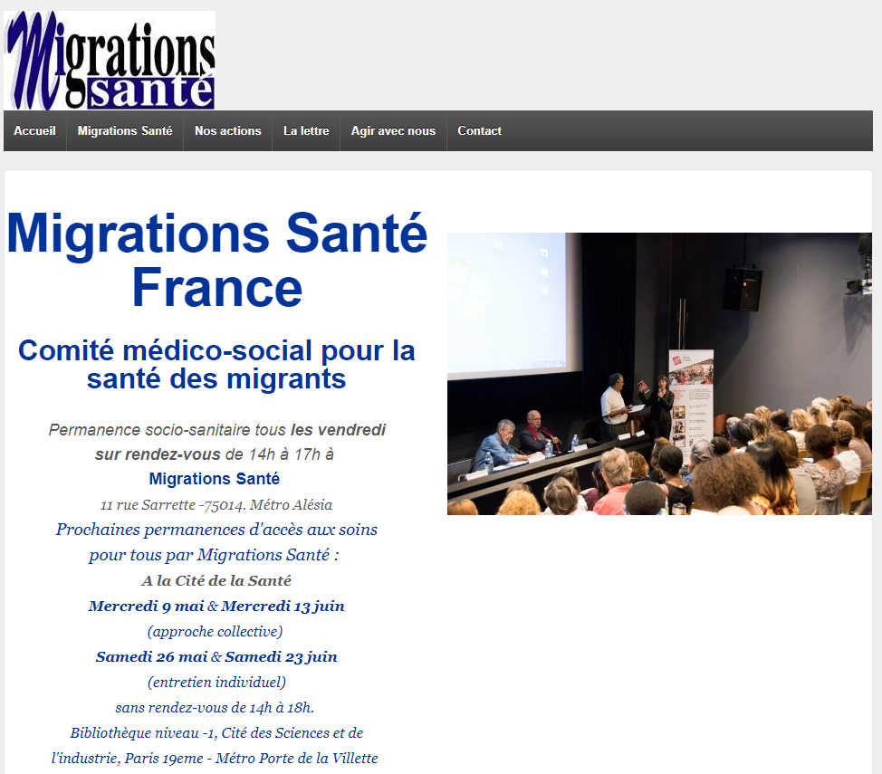 Migrations Santé France