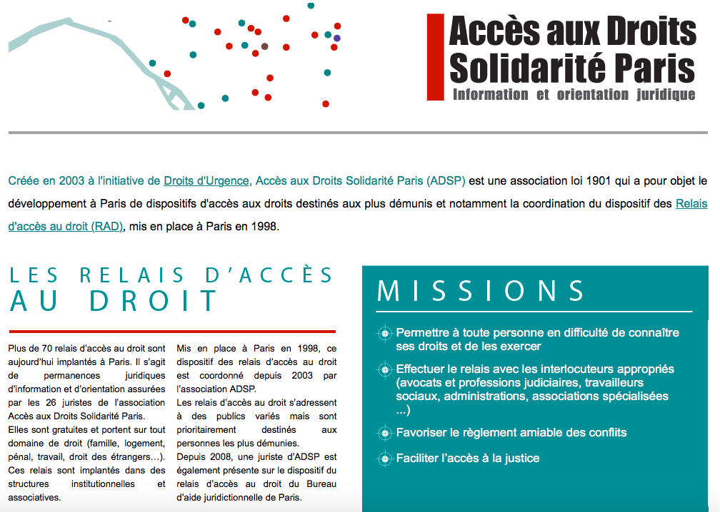 Accès aux Droits Solidarité Paris (ADSP)