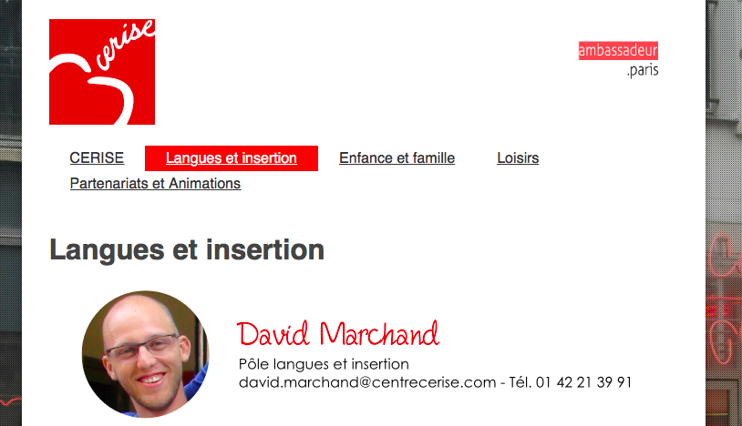 Centre Cerise - Pôle Langues et Insertion