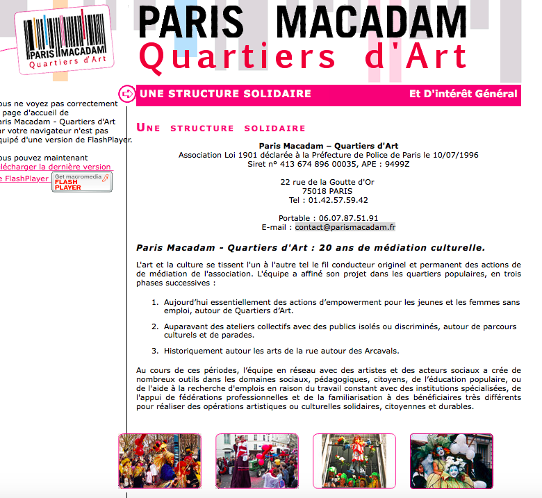Paris Macadam - Quartiers d'Art