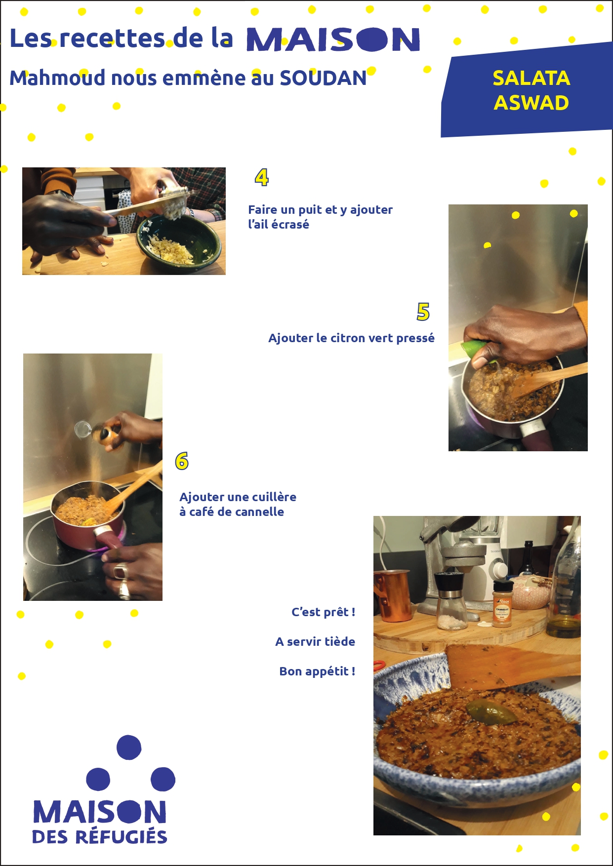 Les recettes de la Maison