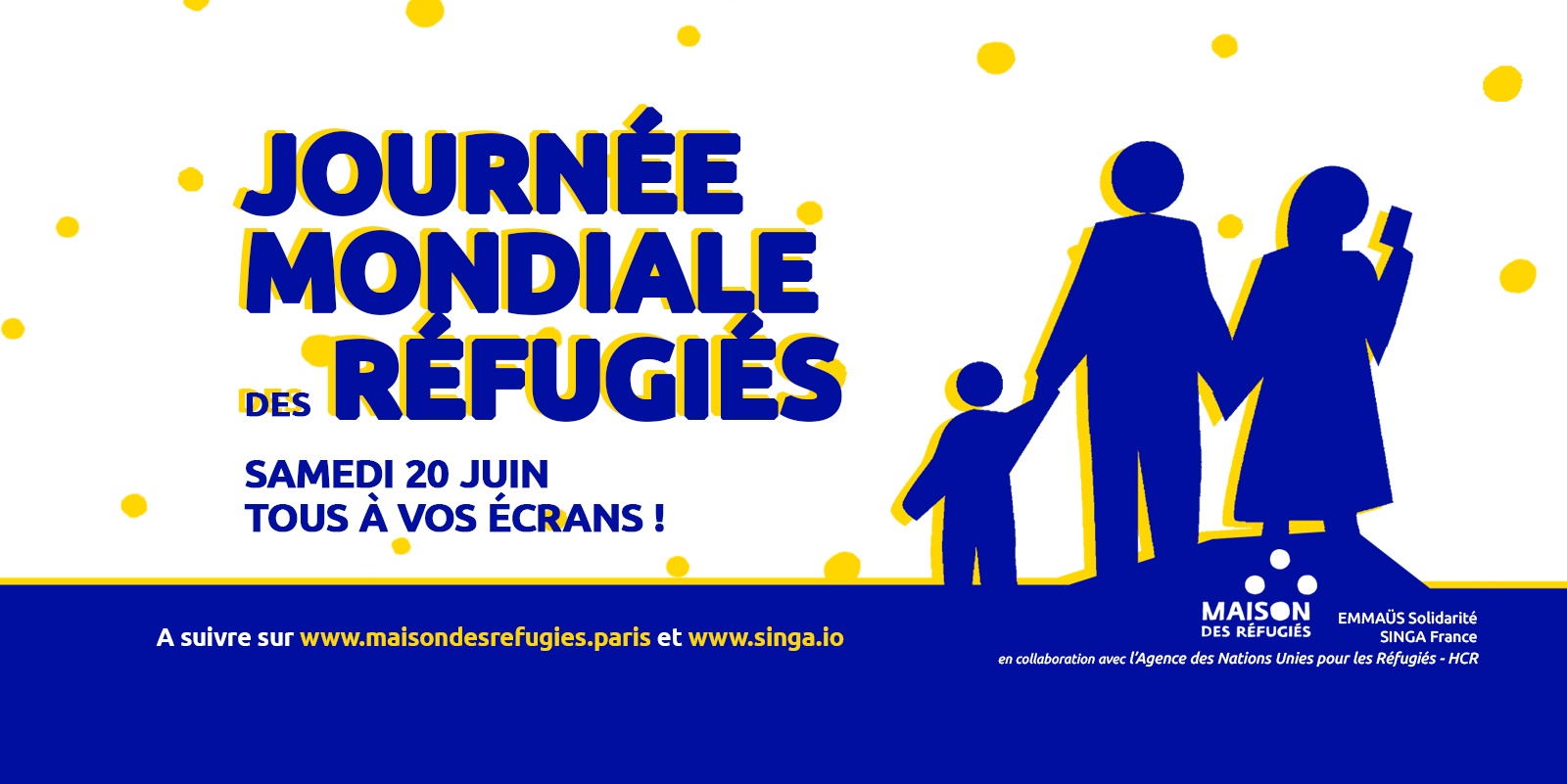 La Journée mondiale des réfugiés est en ligne