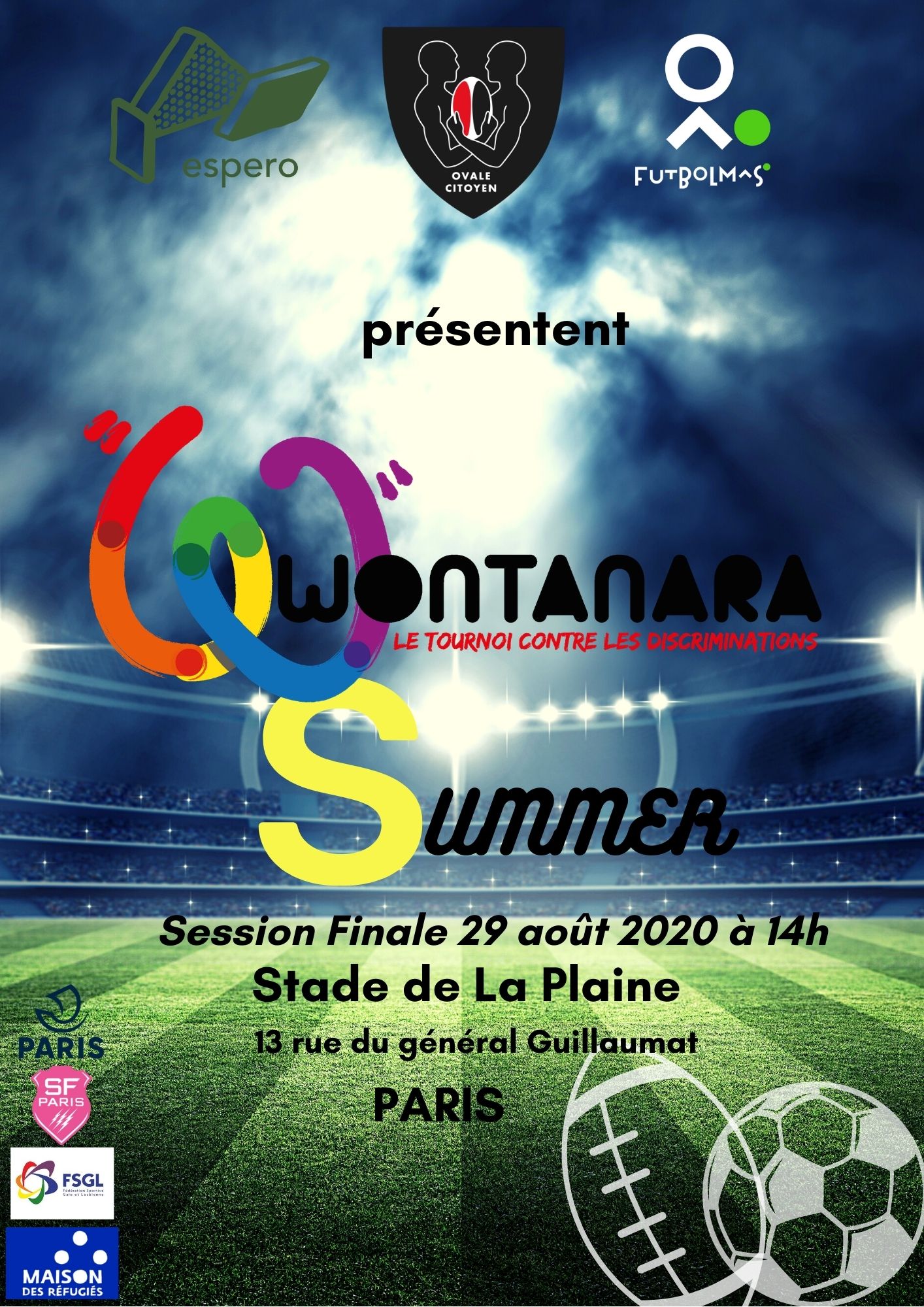 Finale du tournoi Wontanara // Samedi 29 août