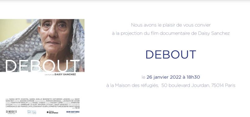 Projection de DEBOUT - Un film documentaire de Daisy Sanchez
