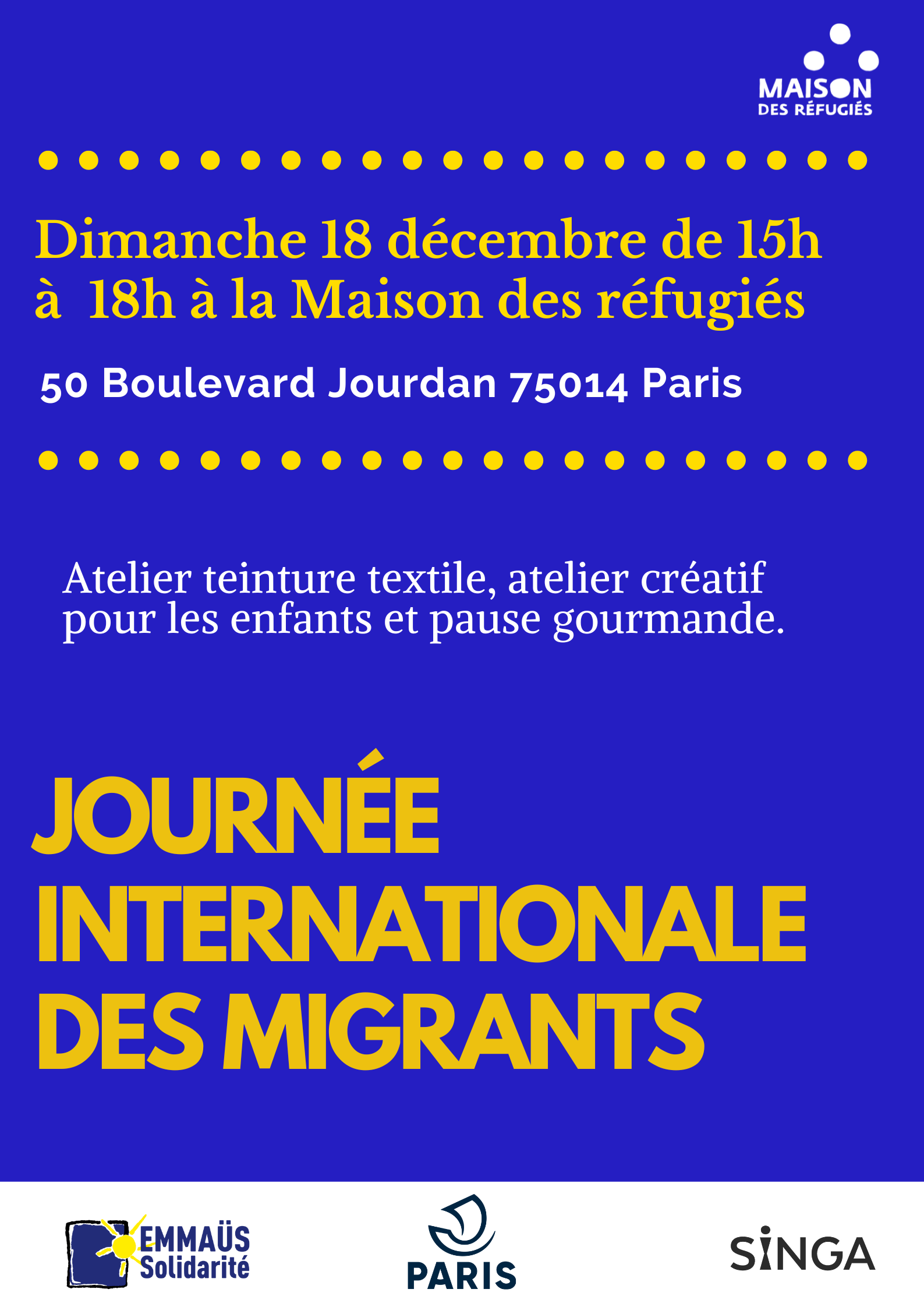 Participez à la Journée internationale des migrants