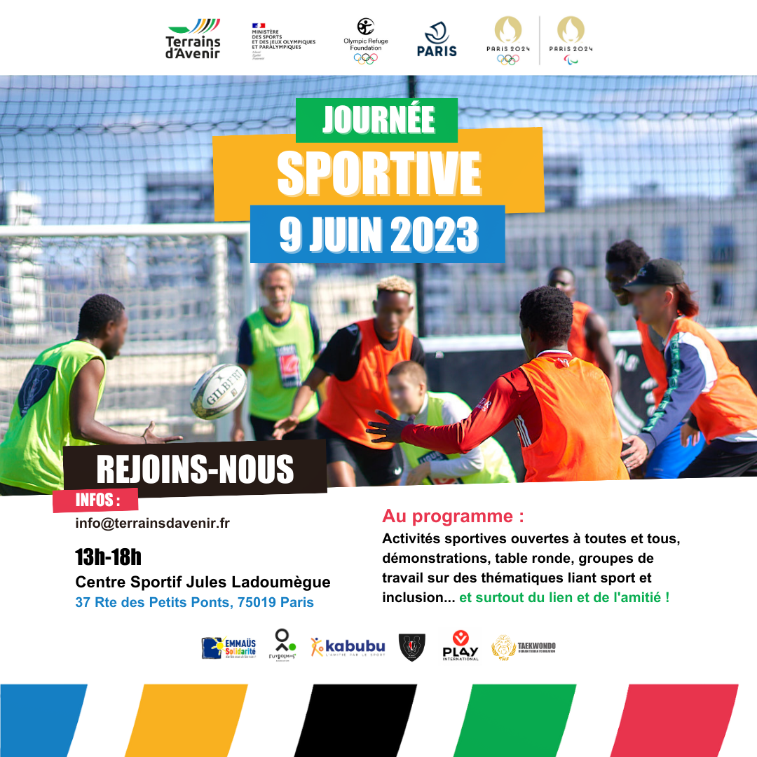 Vendredi 9 juin : Journée sportive avec Terrains d'Avenir