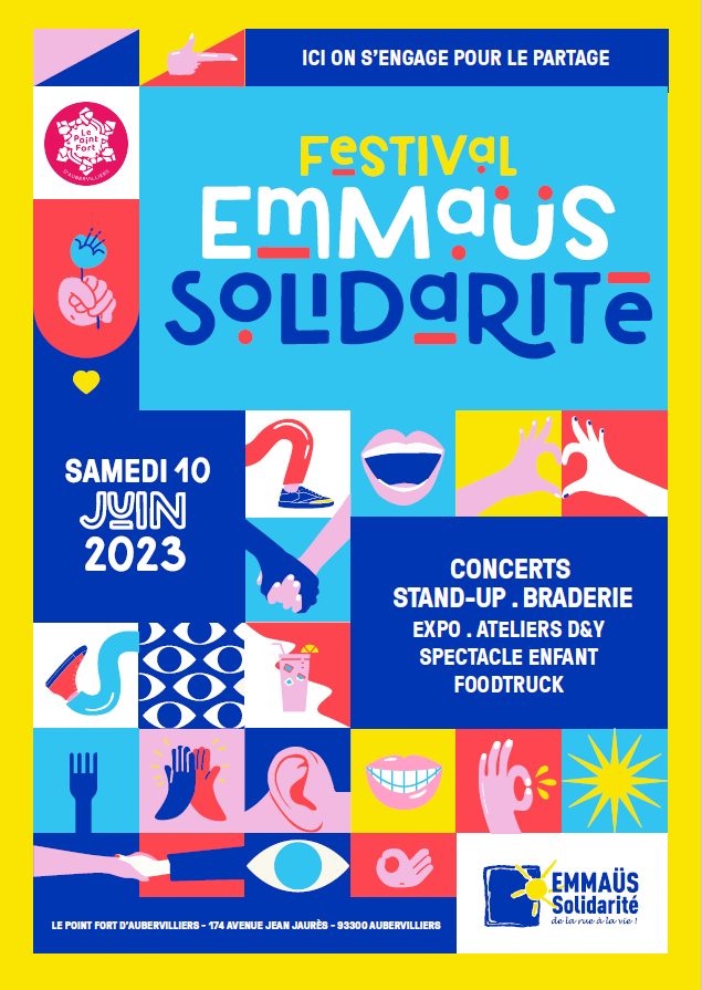 Samedi 10 juin : Emmaüs Solidarité fait son Festival !