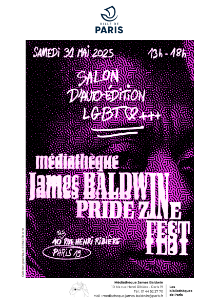 Les actualités de mai à la Médiathèque James Baldwin !