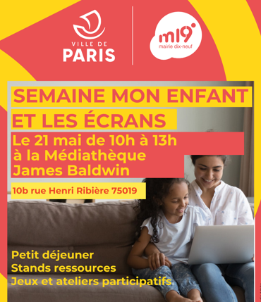 21 mai - Mini forum : Mon enfant et les écrans !
