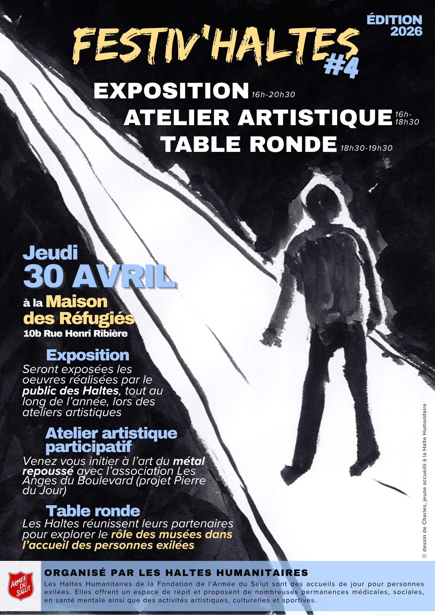 Jeudi 30 mai - Les Haltes Humanitaires Rivoli et Diderot vous invitent au Festiv'Haltes