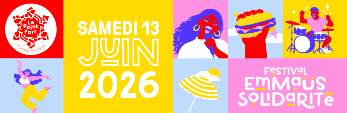 La Maison des réfugiés sera au Festival Emmaüs Solidarité !