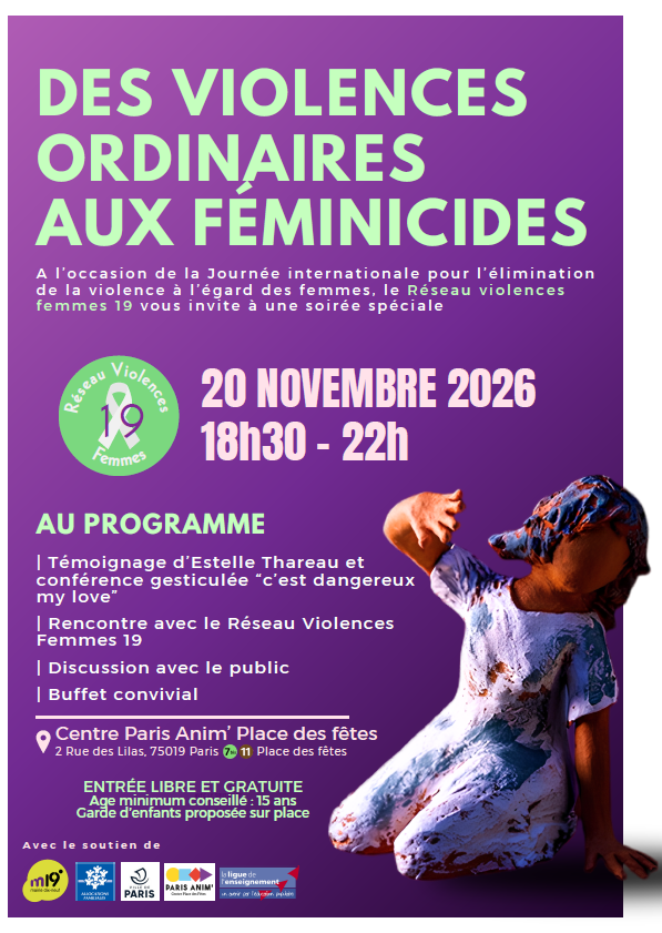 Vendredi 20 novembre - Conférence gesticulée "C'est dangereux my love" d'Estelle Thareau