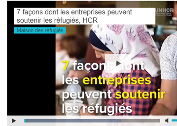 7 façons dont les entreprises peuvent soutenir les réfugiés, HCR