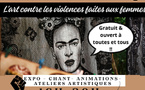 Vendredi 21 novembre -  Participez à l'évènement : L'art contre les violences faites aux femmes !