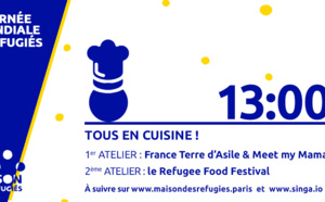 Recette "anti-gaspi" de pudding aux fruits secs, caramélisé au thym, Refugee Food Festival