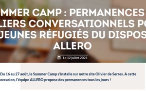 SUMMER CAMP : Permanences et ateliers conversationnels pour les jeunes réfugiés du dispositif ALLERO