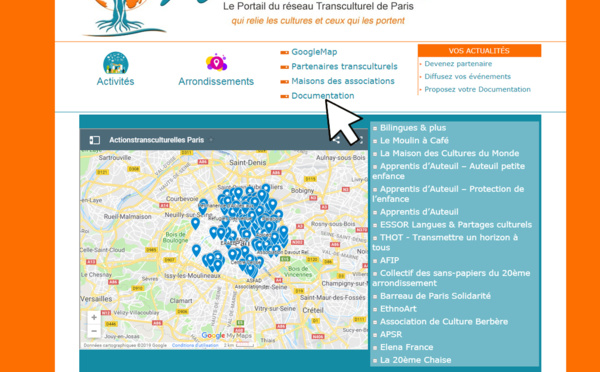 Ouverture d'une section Documentation