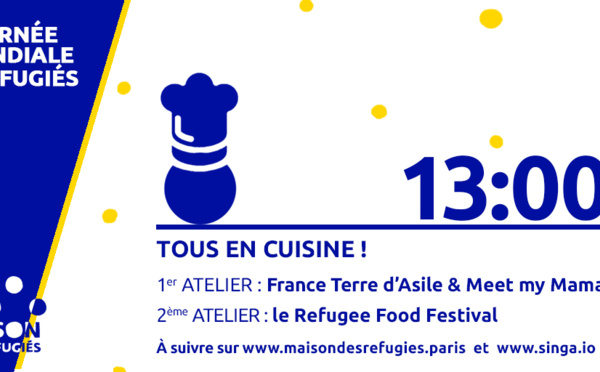 Cours de cuisine par France Terre d'Asile et Meet my Mama