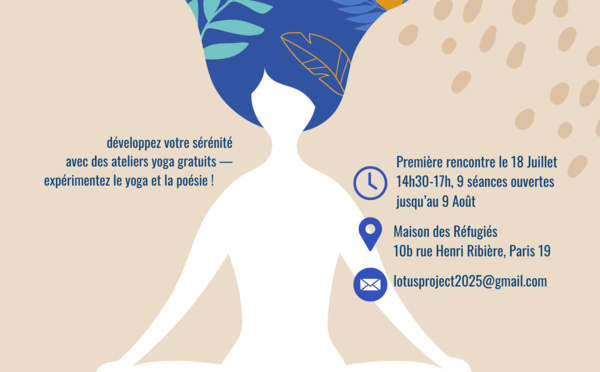 Le yoga rencontre la poésie avec Foteini Dimitriou : Projet Lotus - Transplanisphère