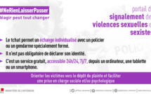 Signalement des violences sexuelles et sexistes