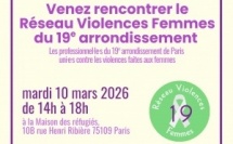 10 mars - Stand d'information avec le réseau Violences Femmes 19ème
